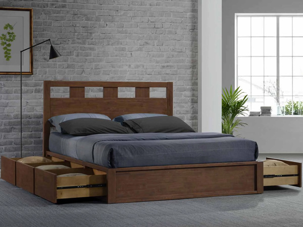 Mẫu giường ngủ bằng gỗ đẹp