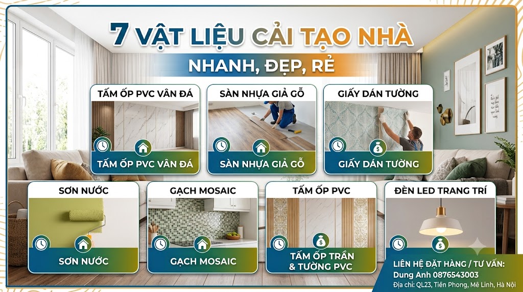 Vật Liệu Cải Tạo Nhà